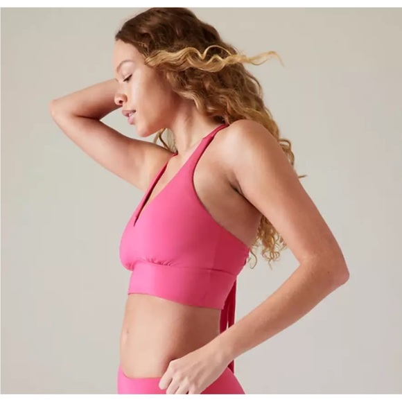 Athleta Plunge Bikini Top- size M - Picture 7 of 9